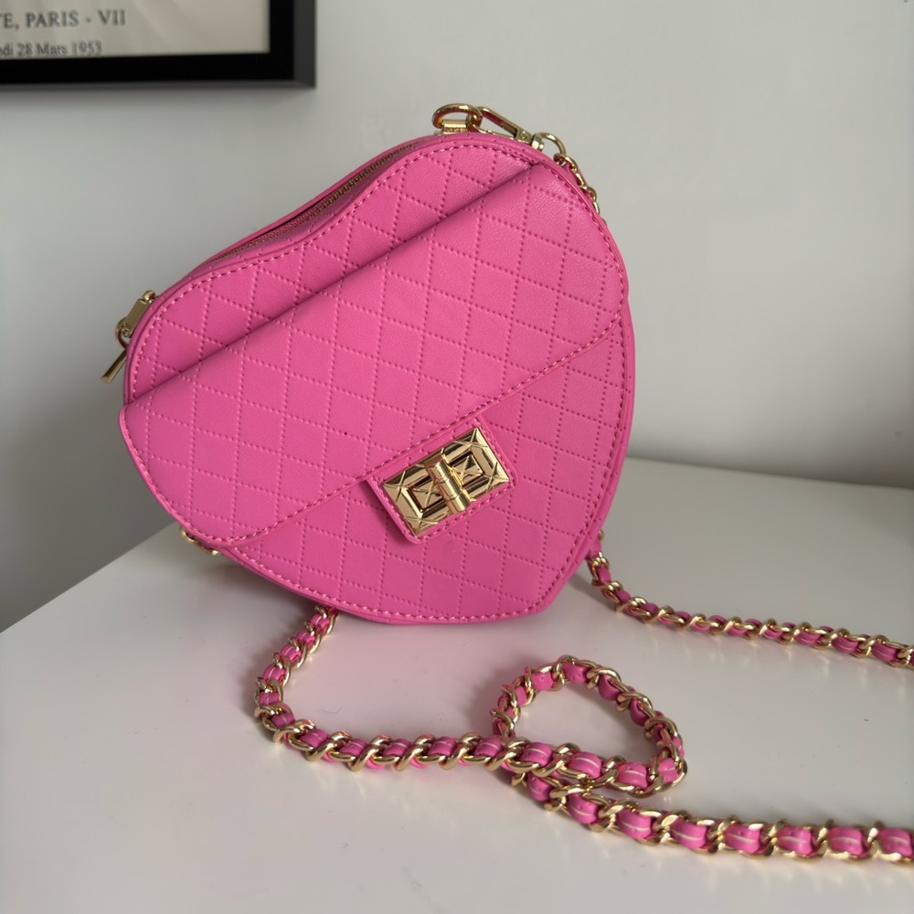 Pink Heart Bag